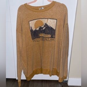 Prarie mountain inside fleece crew neck